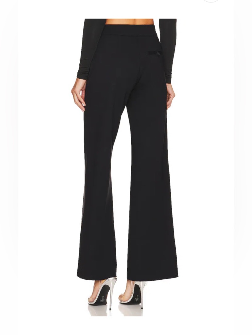 SPANX SPANXsmooth​ PerfectFit Ponte Wide Leg Pant in Classic Black - Picture 2 of 8